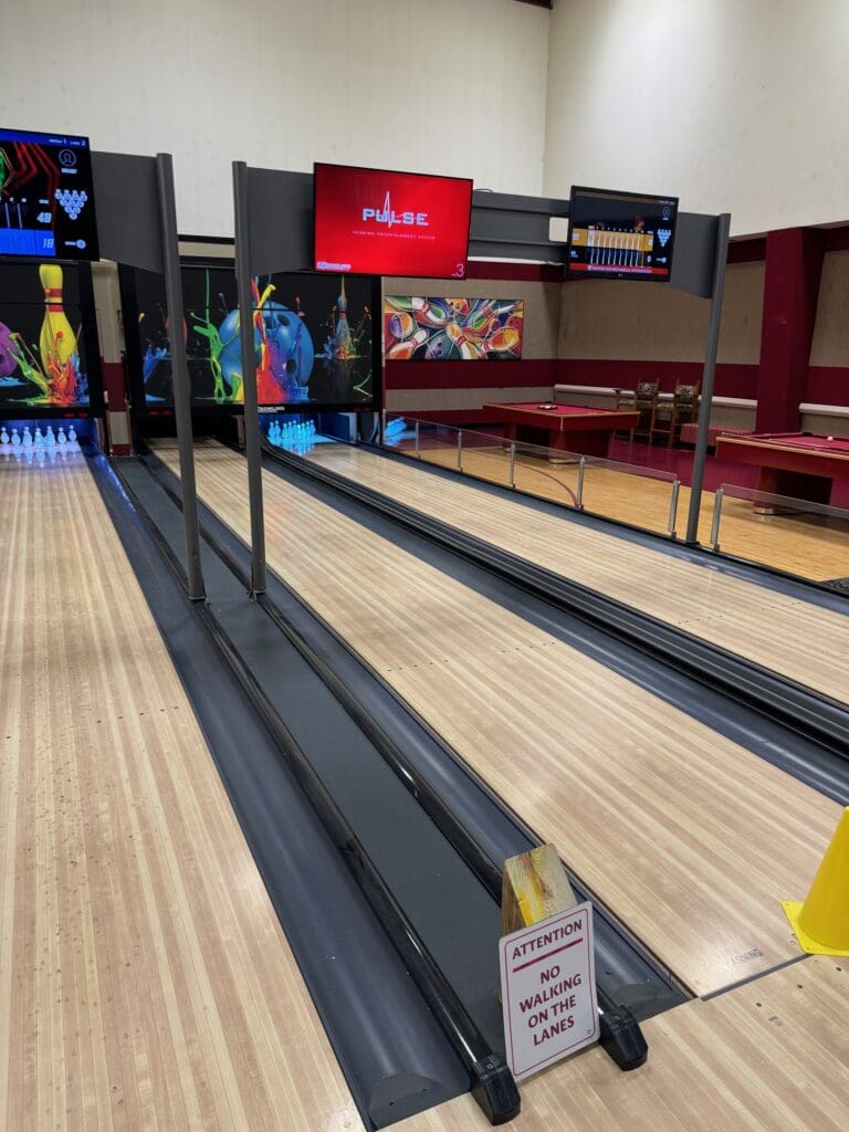 Like-new duck pin bowling package for sale