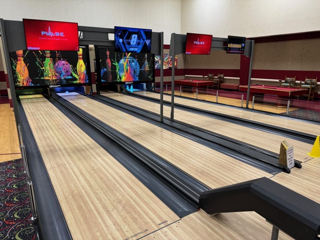 Like-new duck pin bowling package for sale